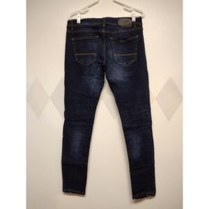 Cultura faded distressed dark wash denim jeans